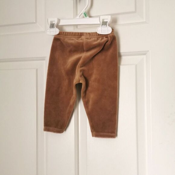 3/$15 Gymboree baby girl ribbed fleece leggins 3-6 m - Picture 3 of 4